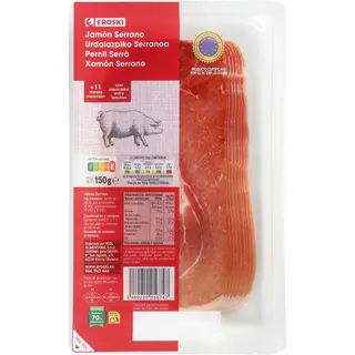 Jamón Serrano Eroski 150G