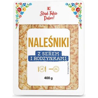 K-Stąd Takie Dobre Naleśniki z serem i rodzynkami 400 g