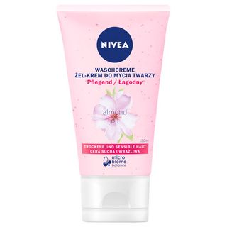Nivea Żel-krem do mycia twarzy Almond Oil, cera sucha i wrażliwa, 150 ml