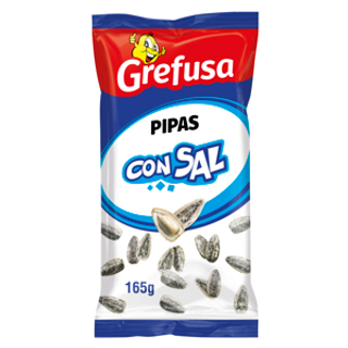 Pipas Sal Grefusa 165Gr.