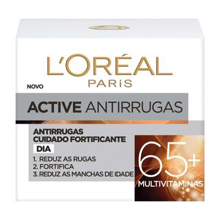 Creme Loréal Active Antirrugas 65+ 50ML