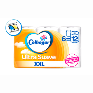 Colhogar papel higiénico ultrasuave XXL 6 rollos
