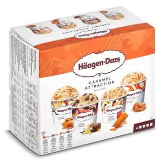 Mini Tarrinas Haagen Dazs Caramel Collection 4 Unidades 321 G