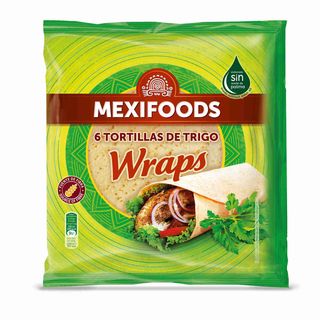 Wraps de Trigo Mexifoods (emb. 370 gr (6 un))