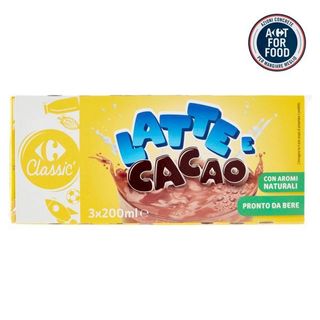 Carrefour Classic Latte E Cacao 3 X 200 Ml -1789