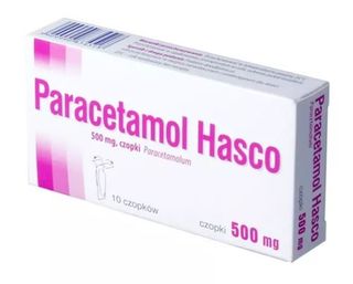 Hasco Paracetamol 500 mg 10 czop.