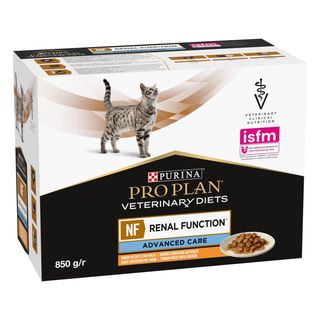 Purina pro plan veterinary diets nf renal function advanced care gatto multipack al pollo 10x85g