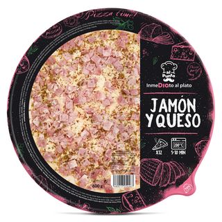 Pizza Jamón Y Queso Familiar Dia Al Punto 600 G