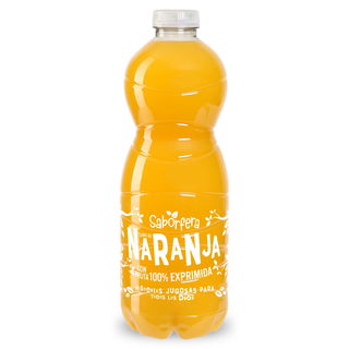 Zumo De Naranja 100% Exprimido Sin Pulpa Dia Saborfera 1 L