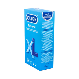 DUREX PROFILACTICO NATURAL XL 12 U