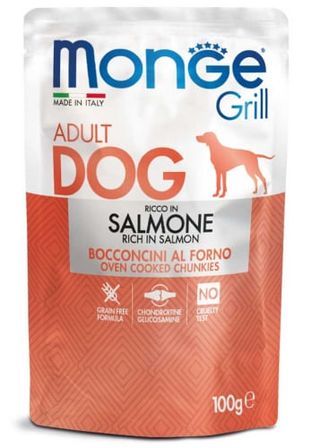 Monge dog grill busta gr.100 salmone