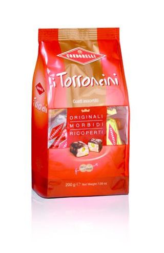 SACCHETTO TORRONCINI ASSORTITI GR. 200