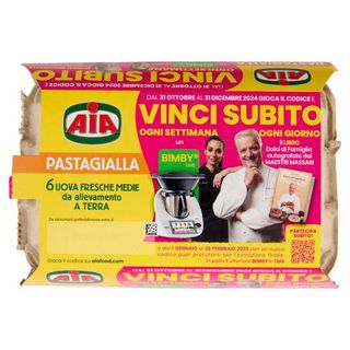 Aia Pastagialla 6 Uova Fresche Medie Da Allevamento A Terra 100% Italiane