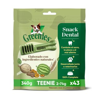Greenies Snacks Dentales 100% Natural Teenie Para Perros Toy 0.34Kg