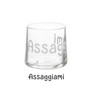 Coppetta vetro scritta Assaggiami - 220 ml