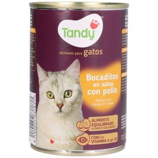 Comida Gato Bocad.Pollo Tandy 415G