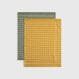 Set De Dos Trapos De Rizo Tuito Amarillo 50x70 cm