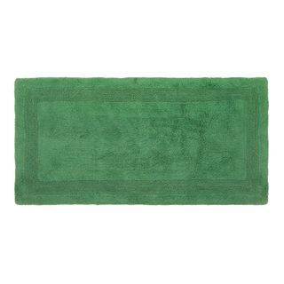 Tappeto bagno 60x110 cm - in cotone verde
