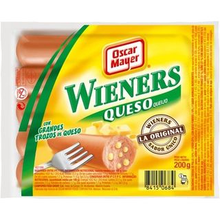Salchichas Oscar Mayer Wieners Queso 200 G