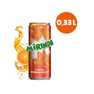 Napój Mirinda Pomarańcza 330 ml puszka