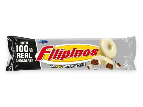 BOLACHA FILIPINOS ARTIACH CHOCOLATE BRANCO 120G