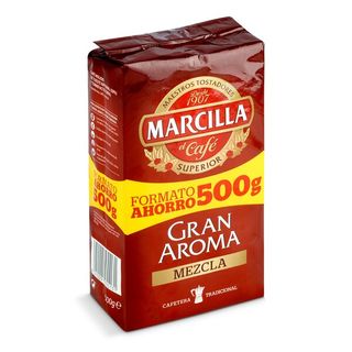 Café Molido Mezcla Gran Aromamarcilla Paquete 500 Gr.