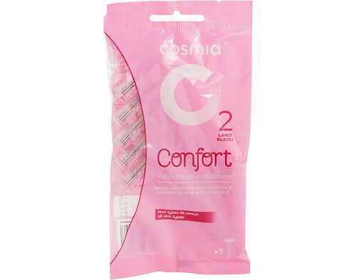 MÁQUINA DESCARTÁVEL COSMIA CONFORT 2LÂMINAS 5UN
