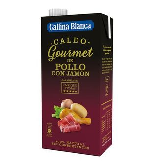 Caldo Pollo Gallina Blanca Jamón Gourmet 1000 Ml