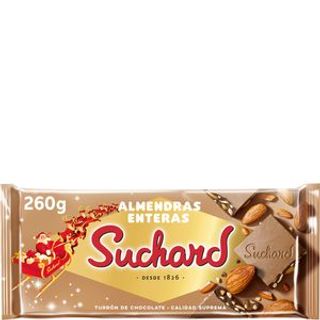 SUCHARD Turrón De Chocolate Con Almendras 260 G