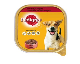 Pedigree Buey E Higado Tarrina En Paté Para Perros 0.3Kg