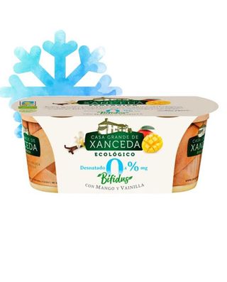 Yogur bifidus desnatado mango y vainilla 2uds Casa Grande De Xanceda
