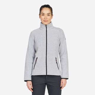 Chaqueta polar Mujer perlante gris perla.44 Gris