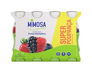 IOGURTE LIQUIDO MIMOSA FRUTOS VERMELHOS PACK POUPANÇA 8X151ML