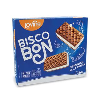 8 Biscotti Sandwich alla panna