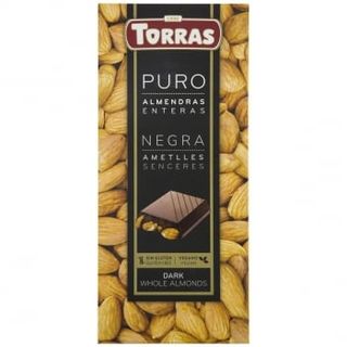 Chocolate Negro Con Almendras Enteras Torras Sin Gluten 150 G.