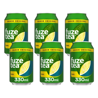 Pack 6x Fuze Tea Limón Lata 330ml 