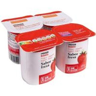 Yogur De Fresa Eroski Basic 4X125 Gr. (231639)