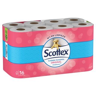 Papel Higienico Original Scottex 16 Rollos