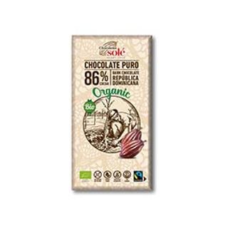 Chocolate Negro 86% Sole Eco 100 Gr.