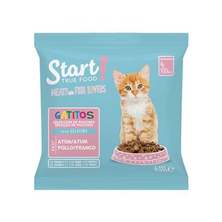 Start Kitten Mix Pollo Y Atún Gelatina En Sobre – Multipack 4 0.4Kg