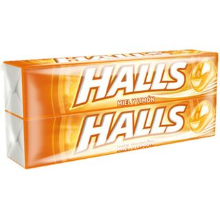 Caramelo Miel Y Limón Halls 2X33 Gr (139219)