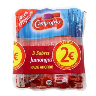 CAMPOFRÍO Salchichas Jamongus, Pk-3