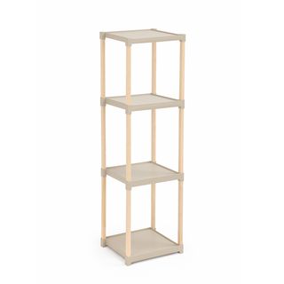 SCAFFALE 4 RIPIANI POLIPROPILENE CM25X100X26 - SNB000005NOC