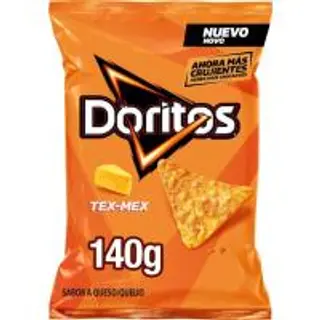 Nachos De Maíz Sabor A Queso Doritos Tex Mex, Bolsa 140 G