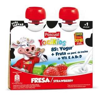 Pouch Fresa Pascual 2X80 Gr (250003)