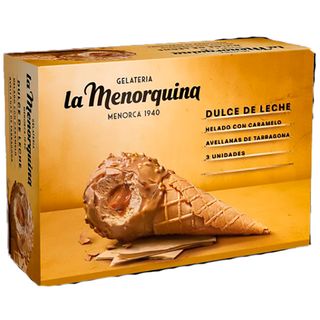 La Menorquina Cono Helado Dulce Leche 255 G