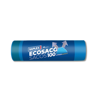 SAPLEX Bolsa Basura Ecosaco Resistente Multicapa 100L 10U