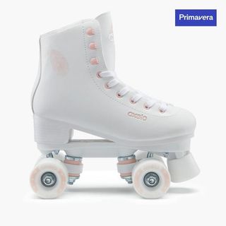 Patines 4 Ruedas Artísticos Niños Y Mujer Oxelo Quad 100 Blanco 39 Blanco