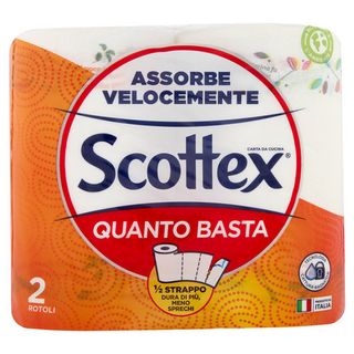 Scottex Quanto Basta Carta da Cucina 2 Pz - 5029053564838