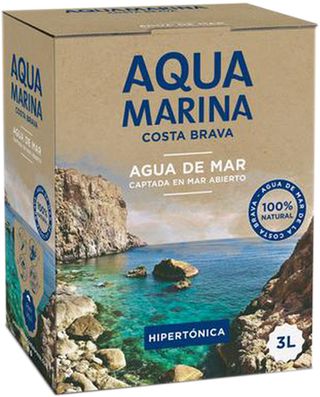 Agua De Mar 100% Natural Aquamarina 3 L.